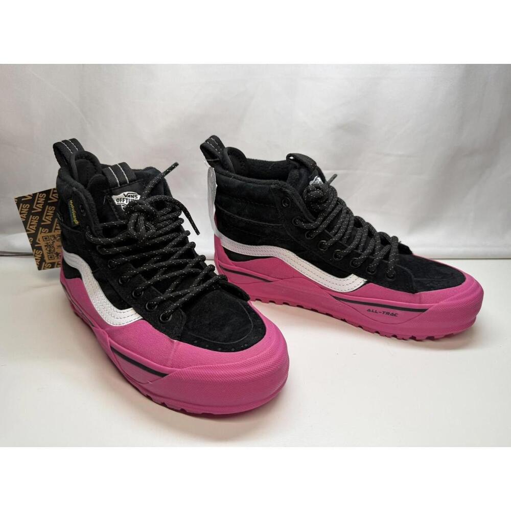 Vans Sk8-Hi MTE-2 Shoes W5.5/M4 Black Pink All-Trac Waterproof‎ Primaloft